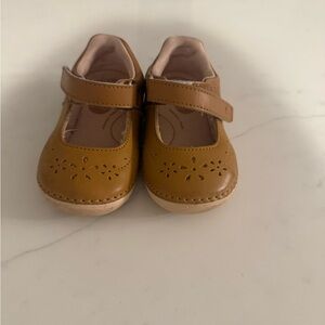 Stride Rite Tan Mary Jane Shoes